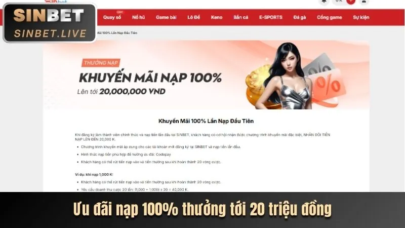 Hoàn trả không giới hạn Viva88